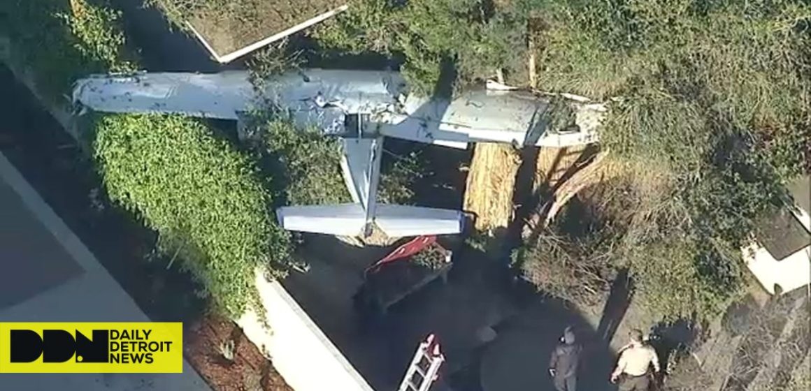 Plane Crashes Into Backyard Near San Gabriel Valley Airport; Two Onboard Escape Unharmed