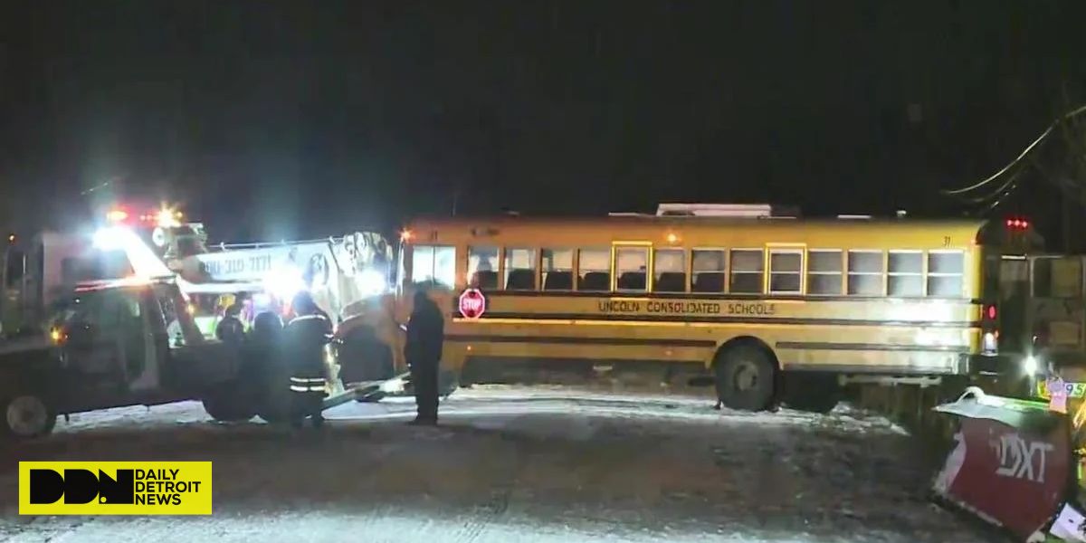 School Bus Carrying 30 Children Overturns in Washtenaw County, Seven Injured in Afternoon Collision