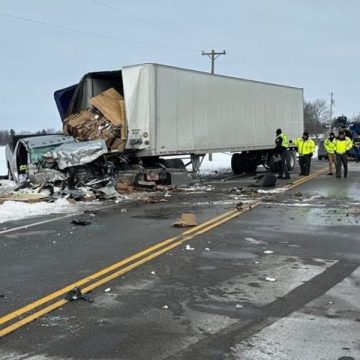 Semi-truck Collision Causes Road Closures in U.S. Route 127 in Both Directions