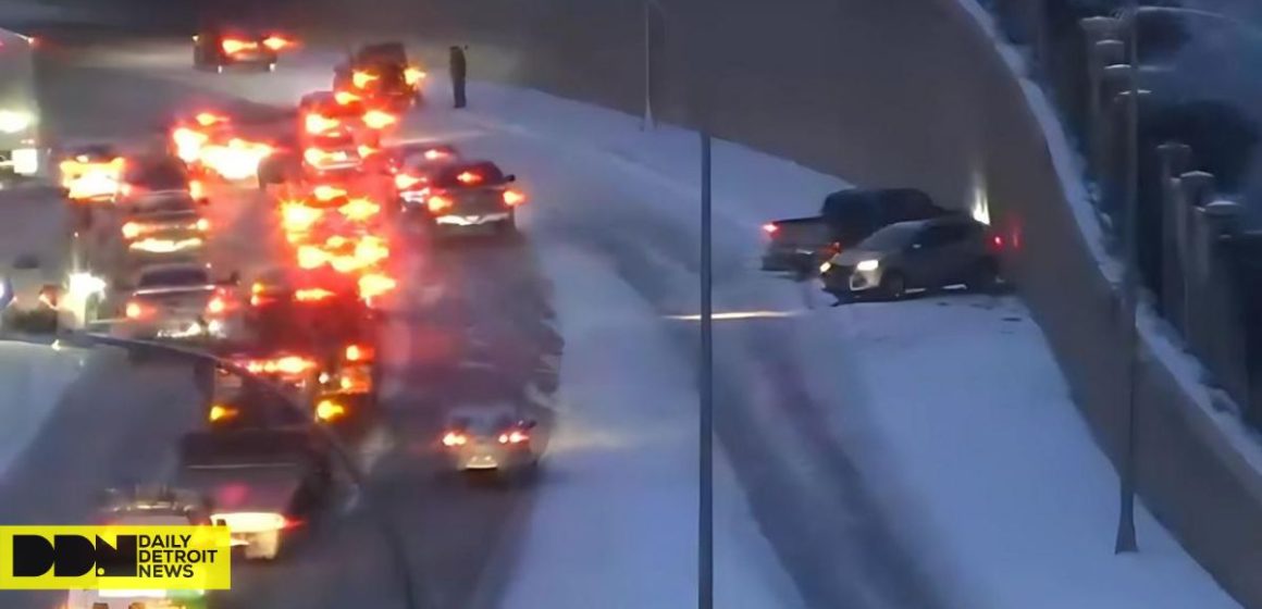 Slick Roads and Multiple Crashes Turn Tuesday Morning Commute Into Traffic Nightmare