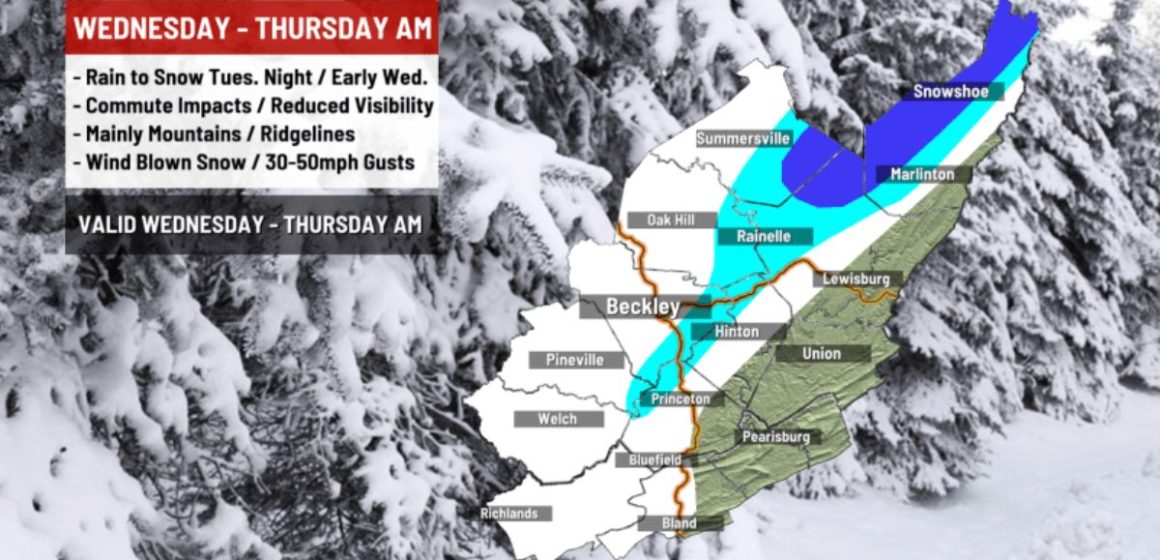 Snow Showers and Freezing Highs Expected Through the First Weekend of the New Year