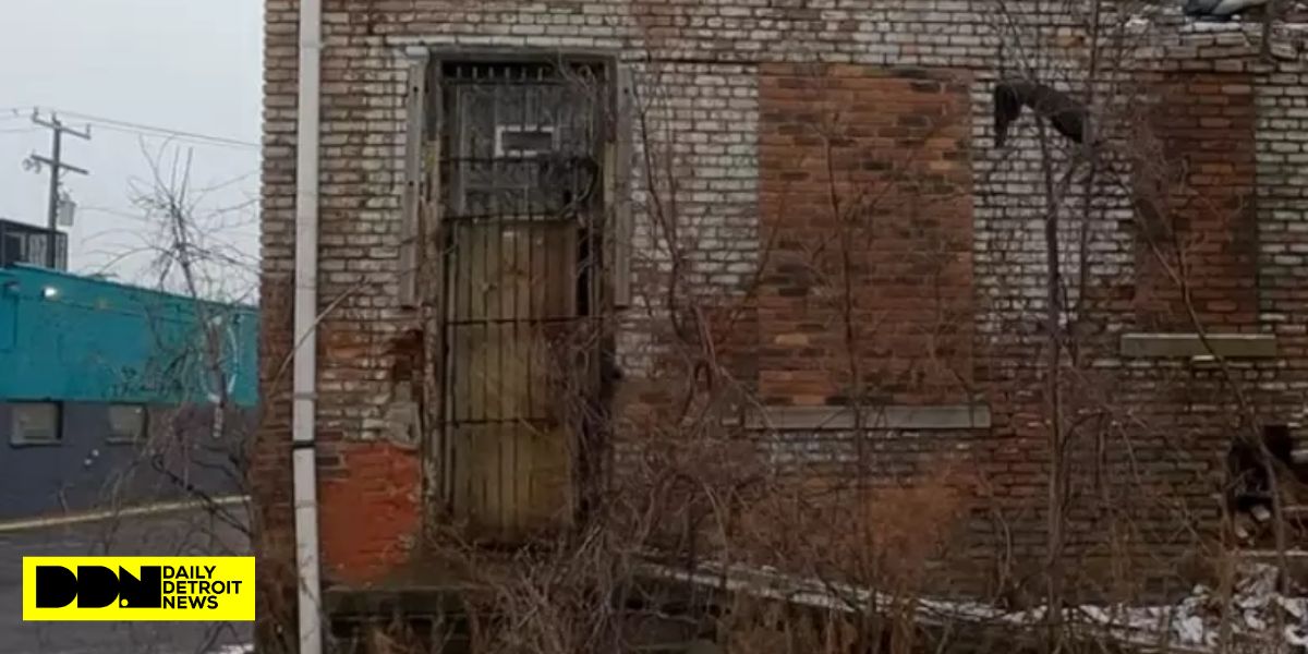 The Abandoned 1919 Bank Building in Detroit’s Deray Neighborhood A Forgotten Relic of Prosperity and Decline