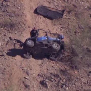 Three Injured in Off-roading Crash in Dove Valley, Peoria; One in Critical Condition