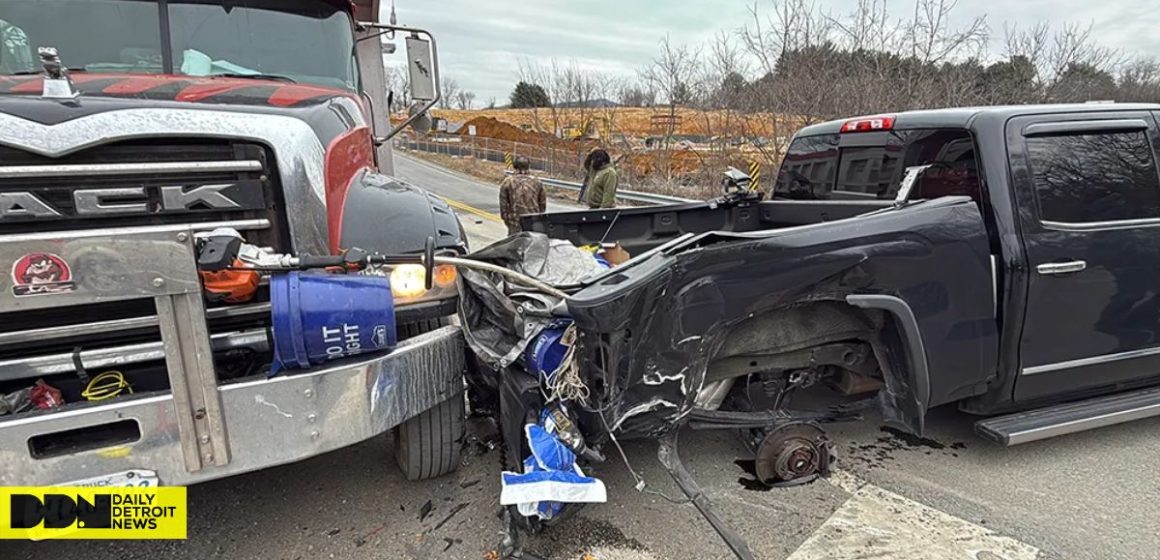 Three-vehicle Accident on Route 460 in Botetourt County Involves Tractor-trailer, Dump Truck, and Pickup