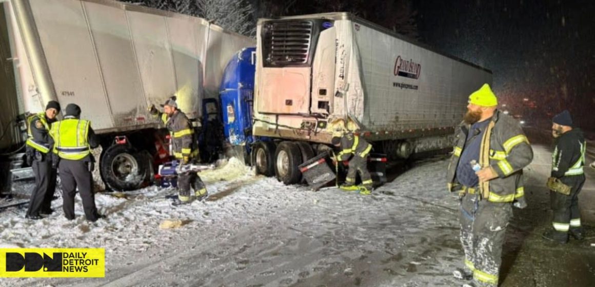 Tractor-trailer Crash Halts Traffic on I-80, Pennsylvania State Police Vehicle Heavily Damaged