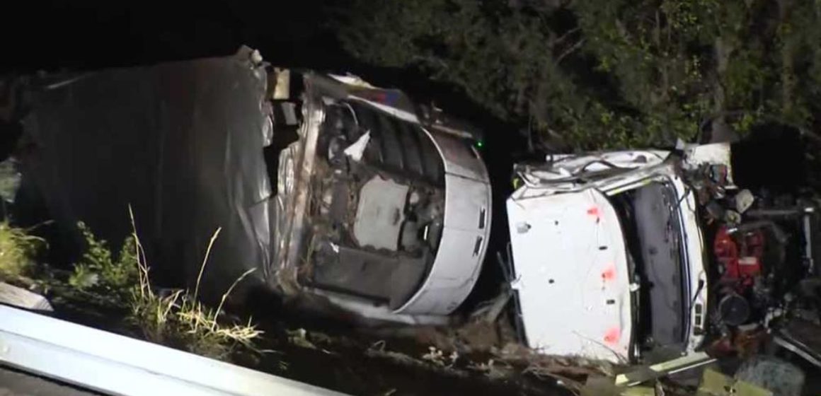 Tractor-trailer Crash on I-80 Causes Massive Traffic Jam and Substantial Vehicle Damage