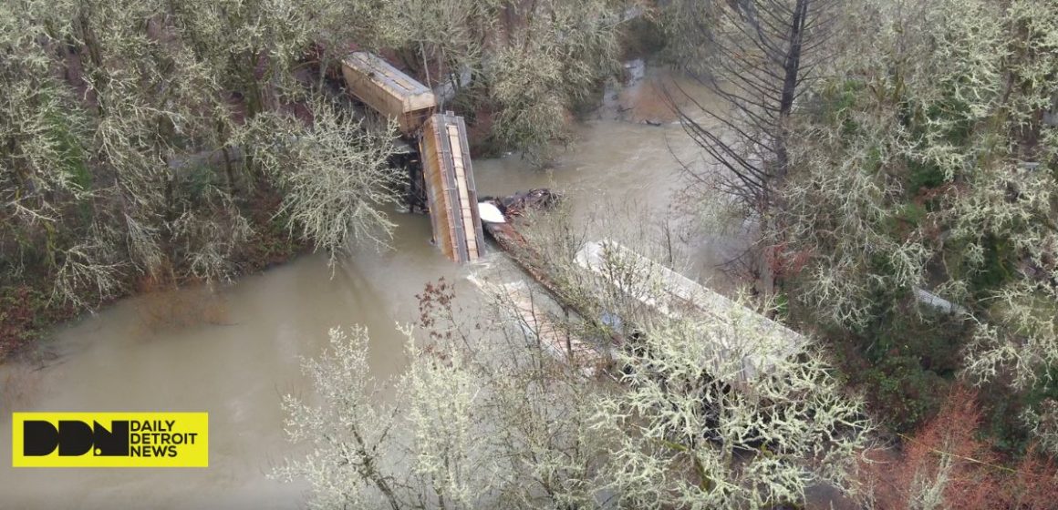 Train Crashes Into Marys River in Corvallis After Trestle Collapse, No Injuries Reported