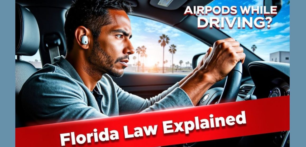 Driving with AirPods in Florida— Is It Illegal to Drive Your Vehicle with Airpods