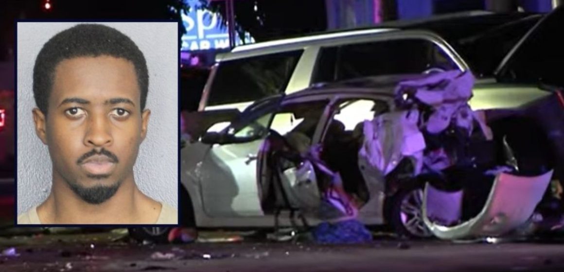 Drunk Driver Slammed Car at 100 MPH Killing 4 in Florida; Arrested for Manslaughter