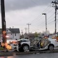 Investigation Underway After Single-Car Crash into Wall Leaves Woman Injured in Las Vegas