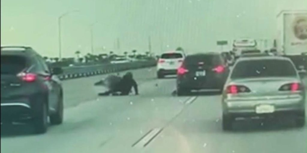 Motorcyclist Left Injured After Hit-and-Run on 15 Freeway in San Bernardino; Dashcam Video Reveals (1)