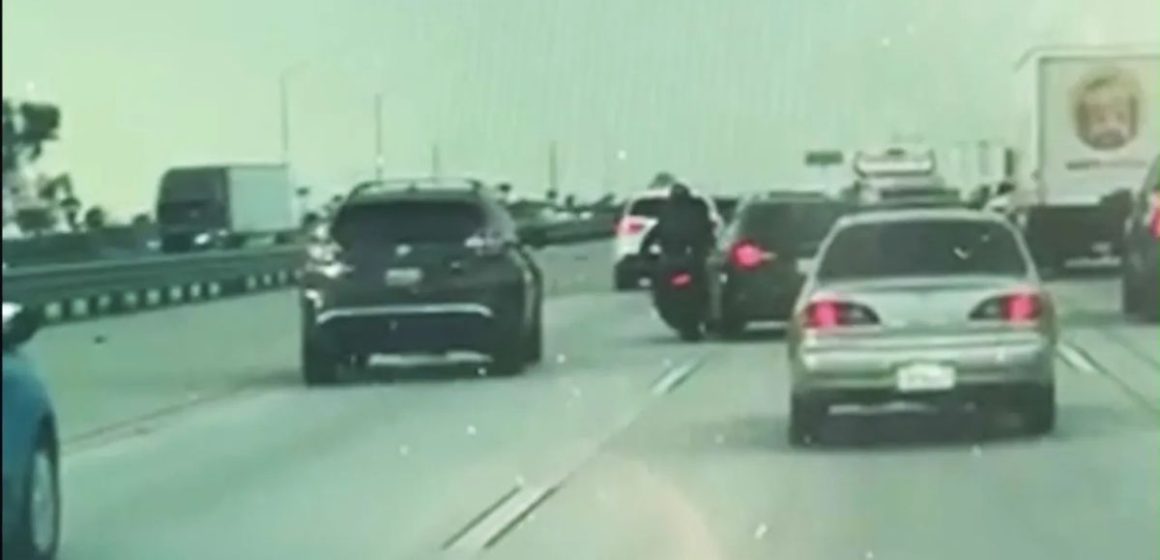 Motorcyclist Left Injured After Hit-and-Run on 15 Freeway in San Bernardino; Dashcam Video Reveals