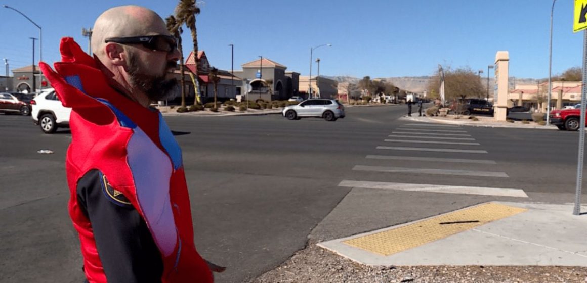 Over 130 Drivers Stopped for Failing to Yield to ‘Heart’ Officer in Crosswalk in Las Vegas