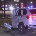 SUV Ripped in Half Violent Crash in Chicago, Driver Pronounced Dead at Scene