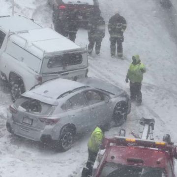 Snowstorm Causes Multi-Vehicle Crash on NYS Thruway, Closes I-90 Near Herkimer