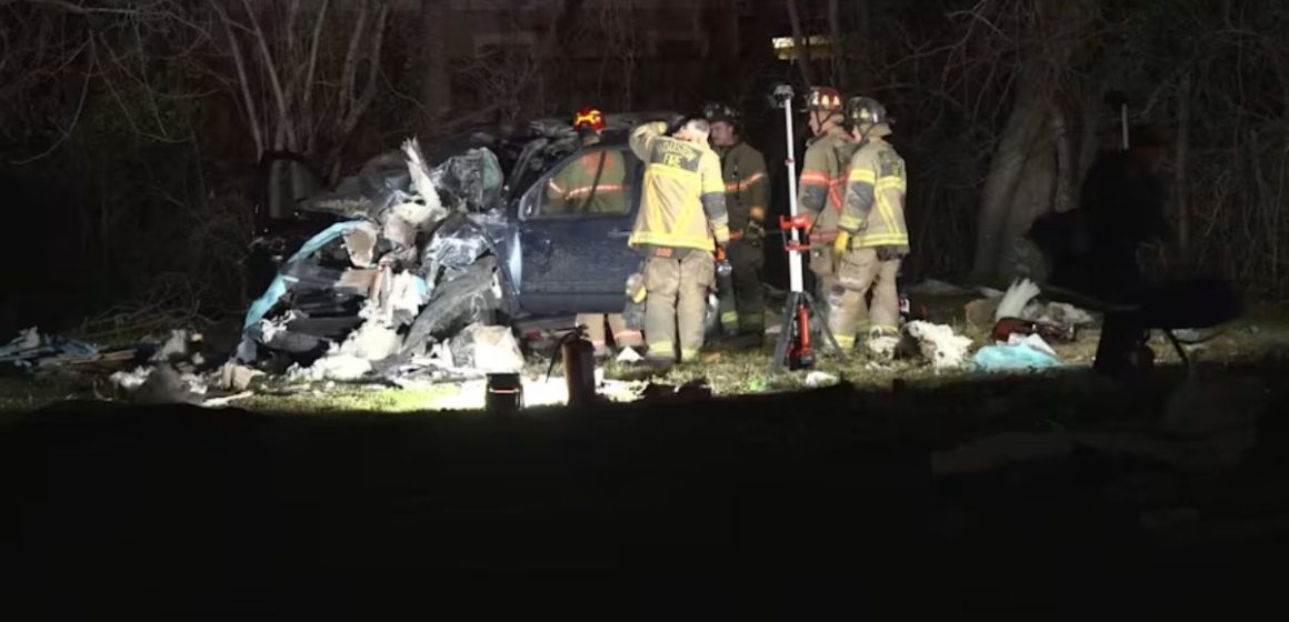 Speeding SUV Slams Into Houston Home, Driver Hospitalized after Fiery Crash