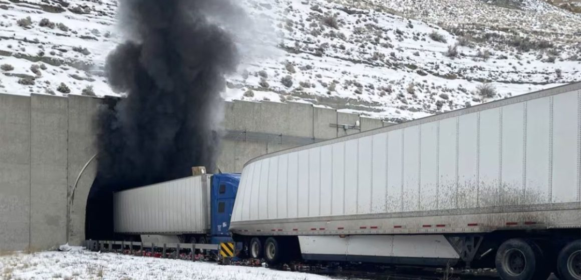 Two Killed in Fiery Multi-Vehicle Crash Inside Wyoming Highway Tunnel in Green River