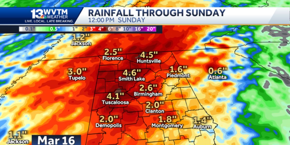 Alabama Braces for Severe Weather Heavy Rain, Tornadoes, and Strong Winds Expected (1)