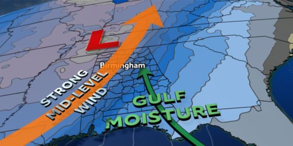 Alabama Braces for Severe Weather Heavy Rain, Tornadoes, and Strong Winds Expected