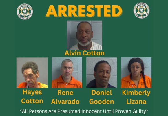 Five Arrested in Tangipahoa Parish Drug Sweep; Investigation Continues after Narcotics were Seized