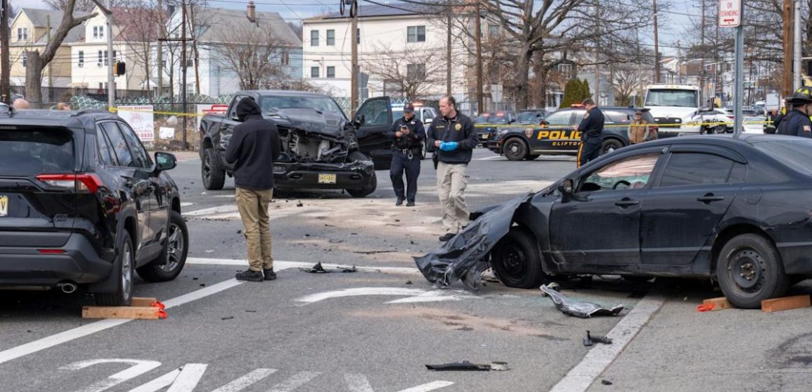 Multi-Vehicle Crash in Clifton Shuts Down Roads, Leaves One New Jersey Resident Dead