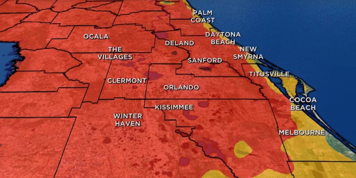 Central Florida Heat Wave Temperatures Soar to 98 Degrees with Dangerous Heat Index