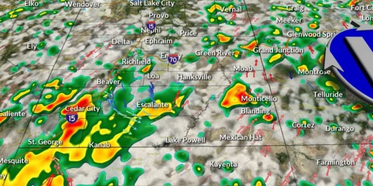 Flood watch for southwest Utah until Thursday evening as monsoon precipitation rises