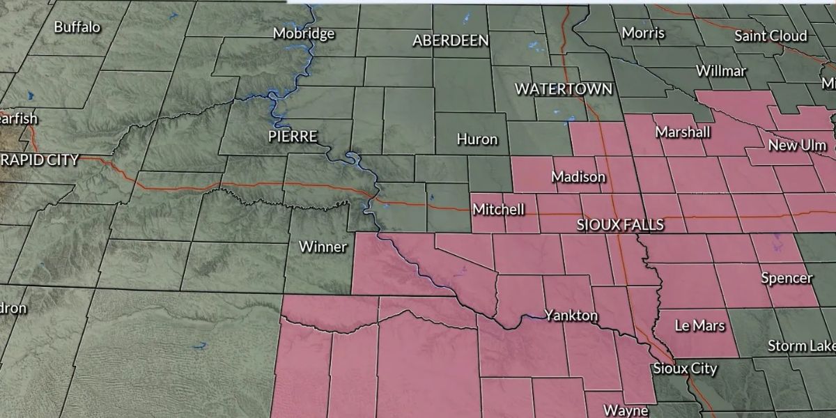 Severe weather watch for Southeastern KELOLAND
